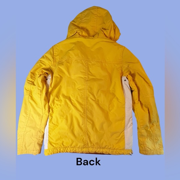 Abercrombie & Fitch, Fish Hawk Cliff Jacket, Yellow & White, Unisex, Large - Picture 4 of 16